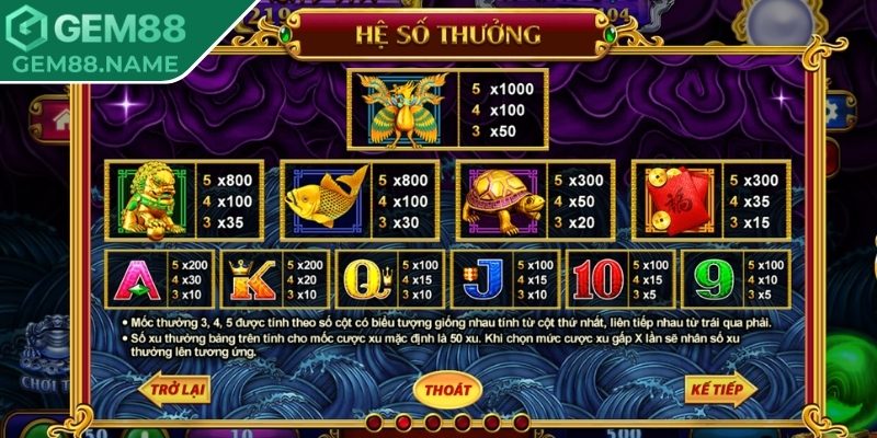 Kho Tàng Ngũ Long Gem88 - Quy Luật Săn Jackpot Cực Chuẩn 2 Nguyên lý Kho Tàng Ngũ Long Gem88 chuẩn cho tân binh